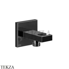 Gessi Rettangolo shower Вывод воды с держателем 20161-706, Black Metal PVD