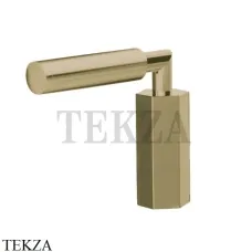 Fantini Venezia Ручка левая с рычагом металлическая 29P6N547, Matt British Gold