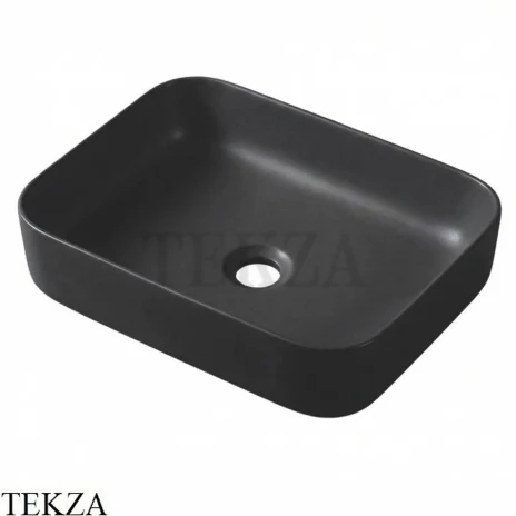 Hatria HAPPY HOUR 18:00 Slim Раковина накладная, без перелива A0Y2A008, антрацит