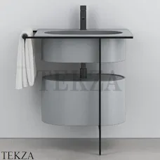 Cielo Kyros Модульная система умывальника с тумбой, Brina-черный Cielo Kyros Модульная система умывальника с тумбой, Brina-черный