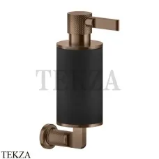 Gessi INCISO accessories Дозатор для жидкого мыла или лосьона, черный 58514-708, Copper Brushed