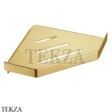 Boheme NEW VENTURO Полка угловая в душевую зону 10318-MG, латунь matt gold