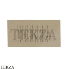 Newform Душевая лейка квадрат, стальная с дождевой струей 683.M0.071, Gold Satin