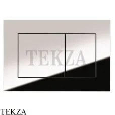TECEnow Панель смыва для унитаза с двумя клавишами 9240401, хром  глянец