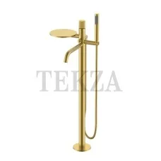 Boheme Stick Смеситель для ванны напольный, комплект Stick 129-MG.3 Matt Gold LINEA