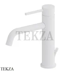 Newform XT Смеситель для раковины 150, с донным клапаном 4201.01.014, белый матовый