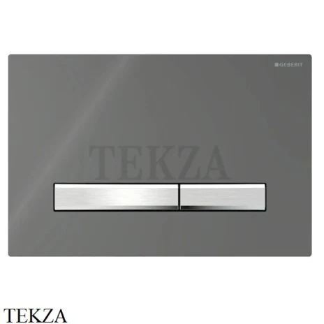 Geberit Sigma50 Клавиша смыва стекло 115.788.JK.2, лавовый-сталь