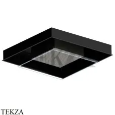 Newform Встроенная душевая лейка, хромотерапия, с кнопкой 688.M2.070, Titanium satin-черный