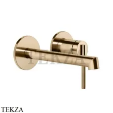 Gessi INGRANAGGIO Смеситель для раковины короткий, внешняя часть 63581-735, Warm Bronze