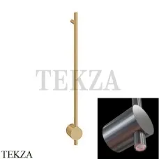 BRONER BRUNO H Электрический полотенцесушитель 80 с кнопкой, BR.007.080.0000.SS.MSH, шампань сатин шелк