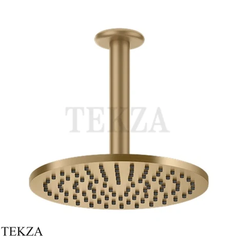 Gessi Goccia Душевая лейка 20,0 с потолочным креплением 33662-726, Warm Bronze Br. PVD