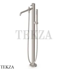 Zucchetti Pan Смеситель для ванны напольный, внешняя часть ZP6622.C3, brushed nickel