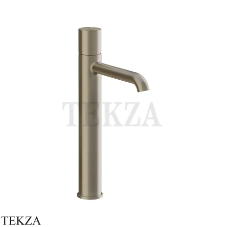 Gessi Habito UNITO Смеситель для раковины высокий, без донного клапана 70004-149, Finox Brushed Nickel