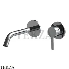 FIMA Carlo Frattini SNAP Смеситель для раковины 200, внешняя часть F3121WLX8CN, Black chrome