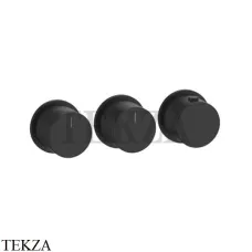 Gessi Habito Bath-shower Термостат на 2 потока, внешняя часть 63434-299, Black XL