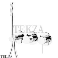 FIMA Carlo Frattini Spillo UP Смеситель для душа с душевым гарнитуром F3049X8BS, белый матовый