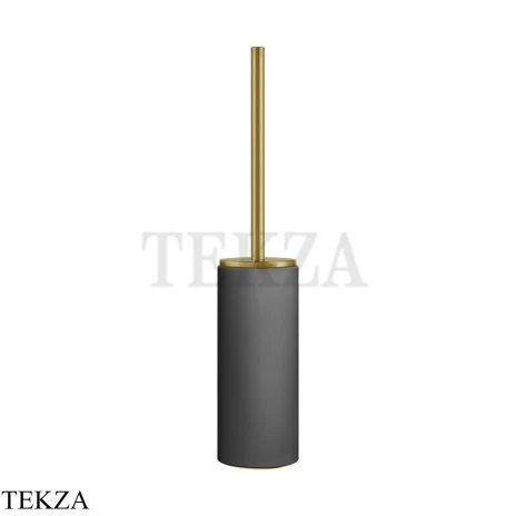 Gessi Ingranaggio-Anello Туалетный ершик напольный, композит черный 63744-716, Gold Br. PVD