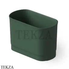Dea Design Single Ванна отдельностоящая сидячая 110x58 Solid Surface DD8701 1100 11, Dark Green №11