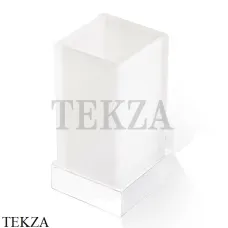 Decor Walther Corner WMG Стакан для зубных щеток настенный, стекло сатин-белый матовый Decor Walther Corner WMG Стакан для зубных щеток настенный, стекло сатин-белый матовый