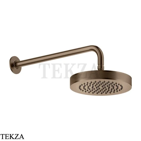 Gessi INCISO SHOWER Верхняя душевая лейка с кронштейном 58185-761, Coffee Bronze Br. PVD