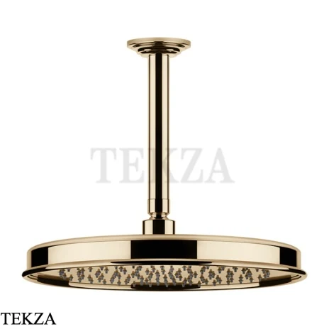 Gessi VENTI20 Верхний душ 300 с потолочным креплением 65153-735, Warm Bronze PVD