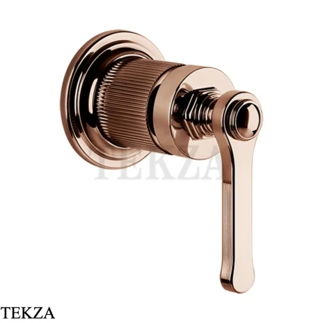Gessi VENTI20 Смеситель для душа, 1 поток, внешняя часть 65131-030, Copper PVD