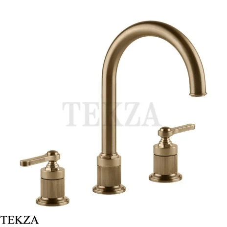 Gessi VENTI20 Смеситель для раковины зонтичный, с донным клапаном 65015-726, Warm Bronze Br. PVD