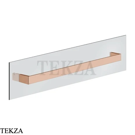 Gessi Rettangolo Полотенцедержатель для крепления на стекло, 60 см 20965-030, Copper PVD