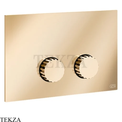 Gessi Incastri Клавиша смыва для инсталляции Tece profil octa 2 75617-735, бронза глянец