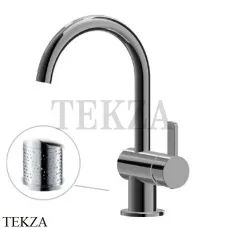 Newform Blink Chic luxury Смеситель для раковины, без гарнитура 71112.58.063, PVD Gun metal