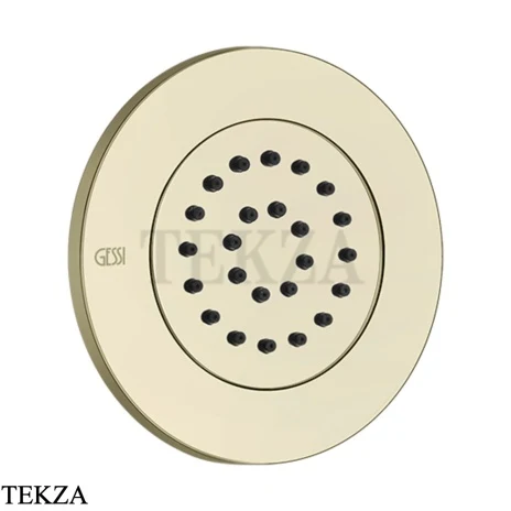 Gessi INCISO SHOWER Боковая форсунка поворотная, внешняя часть 32982-710, Brass PVD