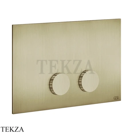 Gessi INGRANAGGIO Клавиша смыва для инсталляции Geberit Sigma 8 и Sigma 12, 54635-727, шампань Brushed