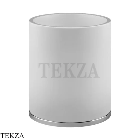 Gessi ANELLO Корзина для мусора, композит белый 45590-031, хром глянец