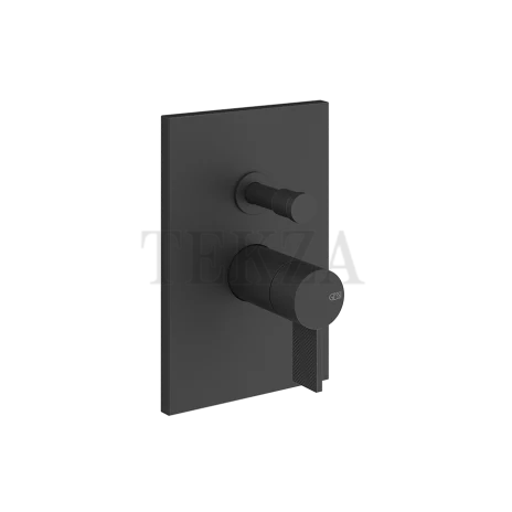 Gessi Inverso Diamantato Смеситель для душа, 2 потока, внешняя часть 73679-299, Matte Black