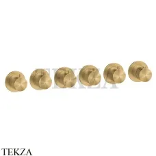 Gessi 316 SHOWER Термостат для душа на 5 выходов, внешняя часть 54340-727, Brushed Brass