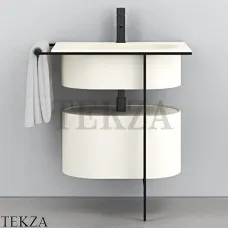 Cielo Kyros Модульная система умывальника с тумбой, Talco-черный Cielo Kyros Модульная система умывальника с тумбой, Talco-черный