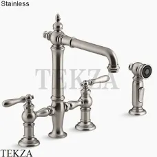Kohler Artifacts Смеситель для кухни, с отдельным душем K-76519-4-VS, яркая нержавеющая сталь