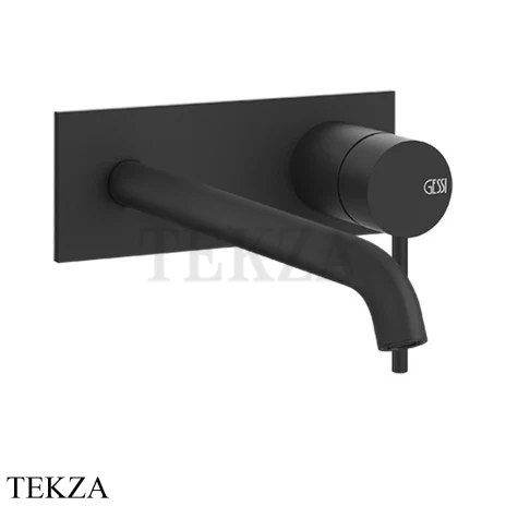 Gessi 316 FLESSA Смеситель для раковины, внешняя часть, 17-20 см 54090-299, Black XL