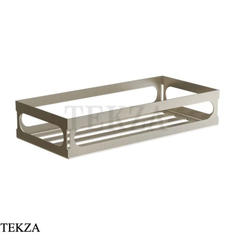 Gessi RILIEVO Полка-решетка в душевую зону 59549-149, Finox Brushed Nickel