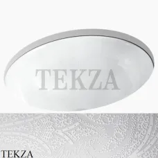 Kohler Caxton Sartorial French Paisley Раковина встраиваемая, без перелива K-14218-FP1-0, белый глянец