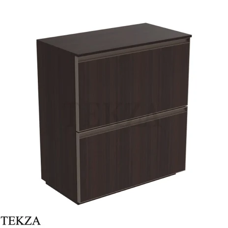 Flaminia Cubika модуль хранения напольный 70×37×78,5 см, 2 ящика, эвкалипт Eucalipto