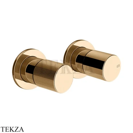 Gessi Habito DIAMANTATO Смеситель для душа с переключателем 2 потока ванна-душ 70679-735, Warm Bronze PVD