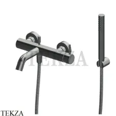 Newform X-Steel 316 Смеситель для ванны, с гарнитуром 69640CX.59.064, PVD Brushed gun metal