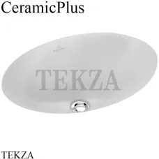 Villeroy & Boch Loop&Friends Раковина встраиваемая снизу 48,5х32,5, с переливом 616120R1, белый глянец, ceramicplus
