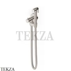Zucchetti Гигиенический душ + гидроерш с запорным вентилем Z93994.C3, brushed nickel