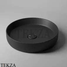 Sitega VERMA 420 Раковина накладная круглая, с донным клапаном VERMA 420 - Night