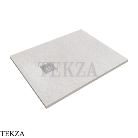 Flaminia CM3 Stone поддон душевой керамический 80×100×3 см, белый Bianco матовый