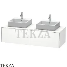 Duravit XSquare Тумба подвесная под две раковины XS4907B1818, 2 выдвижных ящика, белый матовый