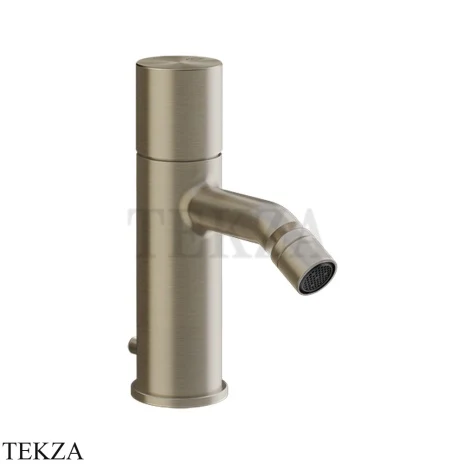 Gessi Habito UNITO Смеситель для биде, с донным клапаном 70007-149, Finox Brushed Nickel