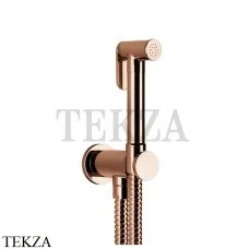 Gessi Гигиенический душ с выводом воды и держателем 14331-030, Copper глянец